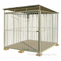 Cage de chiens soudés de chenil lourd